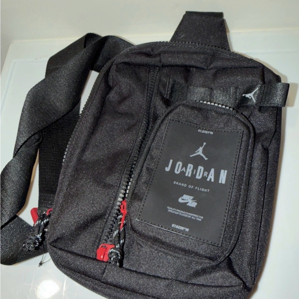 Jordan Jump man Black Crossbody Bag